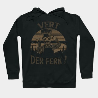 VINTAGE - Cheeff vert Der Ferk black Hoodie